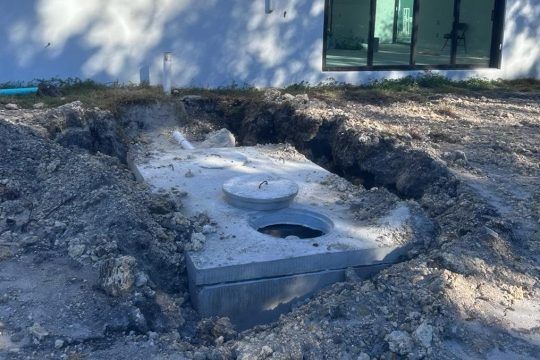 Abandoned septic tank in West Palm Beach, FL