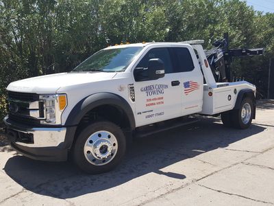 Car Towed in Flatbed Tow Truck — Sierra Vista, AZ — Garden Canyon Towing