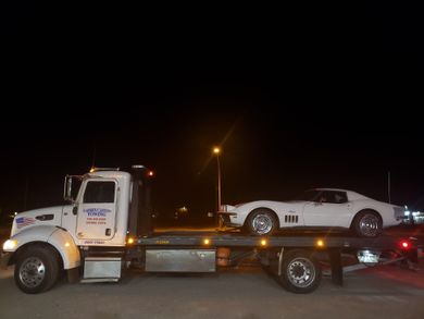 Tow Truck Driver Loading Car — Sierra Vista, AZ — Garden Canyon Towing