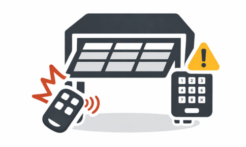 Garage door remote or keypad not working or syncing properly