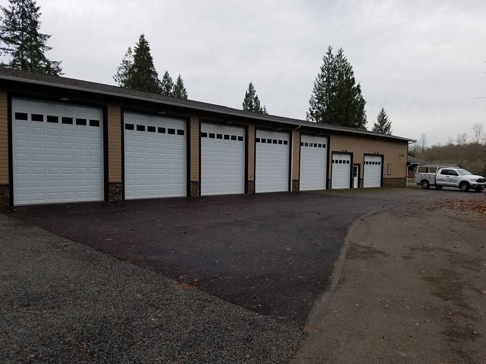 Commercial garage door installation performed by ohnson & Johnson Overhead Door INC in Lewis County, WA