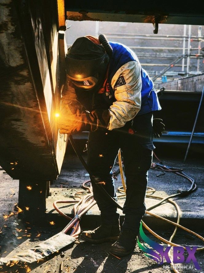 Man Using Welding Torch — KBX Mechanical In Bowen, QLD
