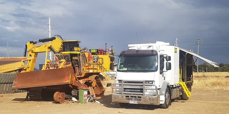 Working On Bulldozer Repairs — KBX Mechanical In Emerald, QLD