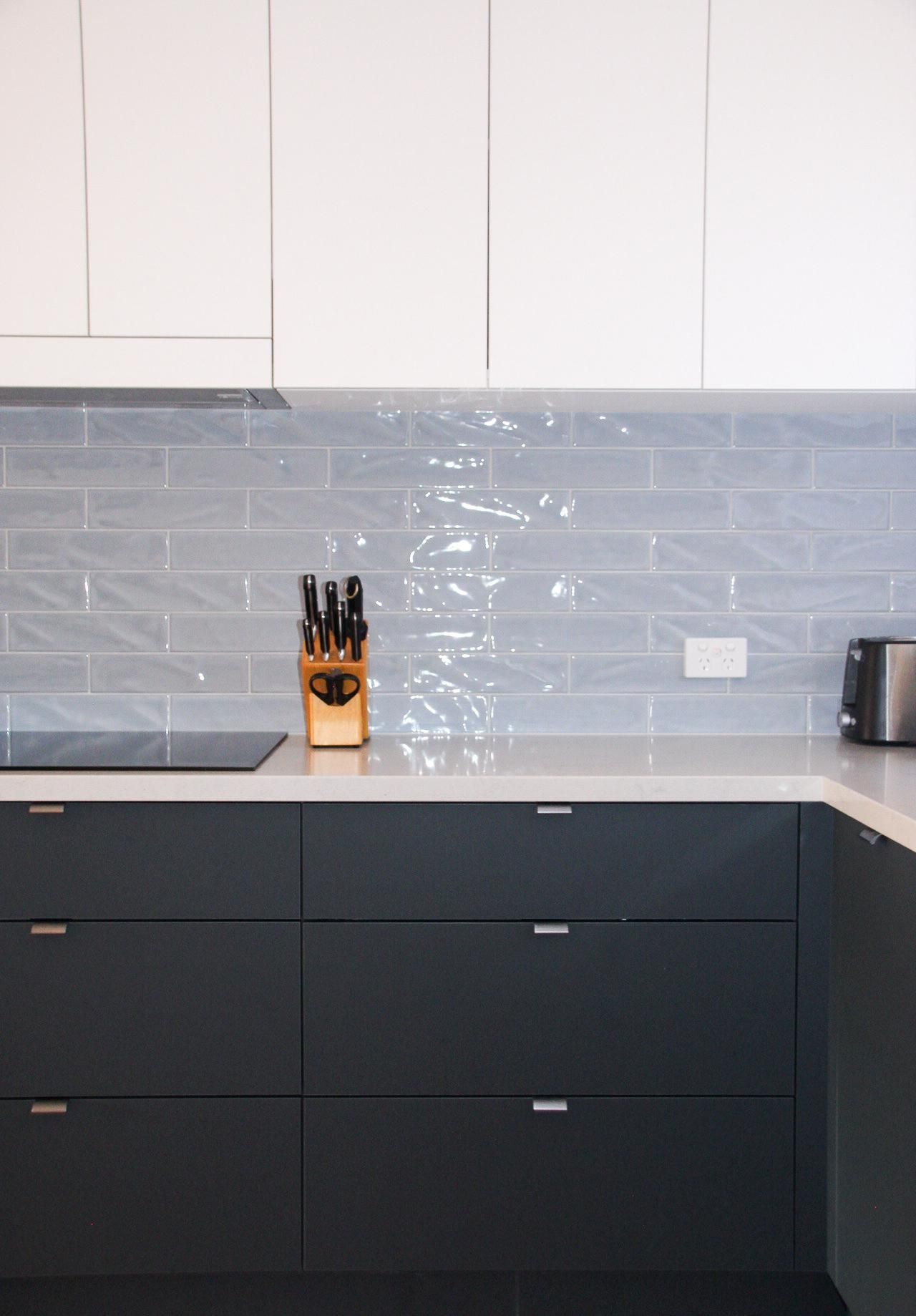 A Kitchen With A Sink , Shelves And A Faucet — Viison Kitchens & Joinery Forster In Forster, NSW