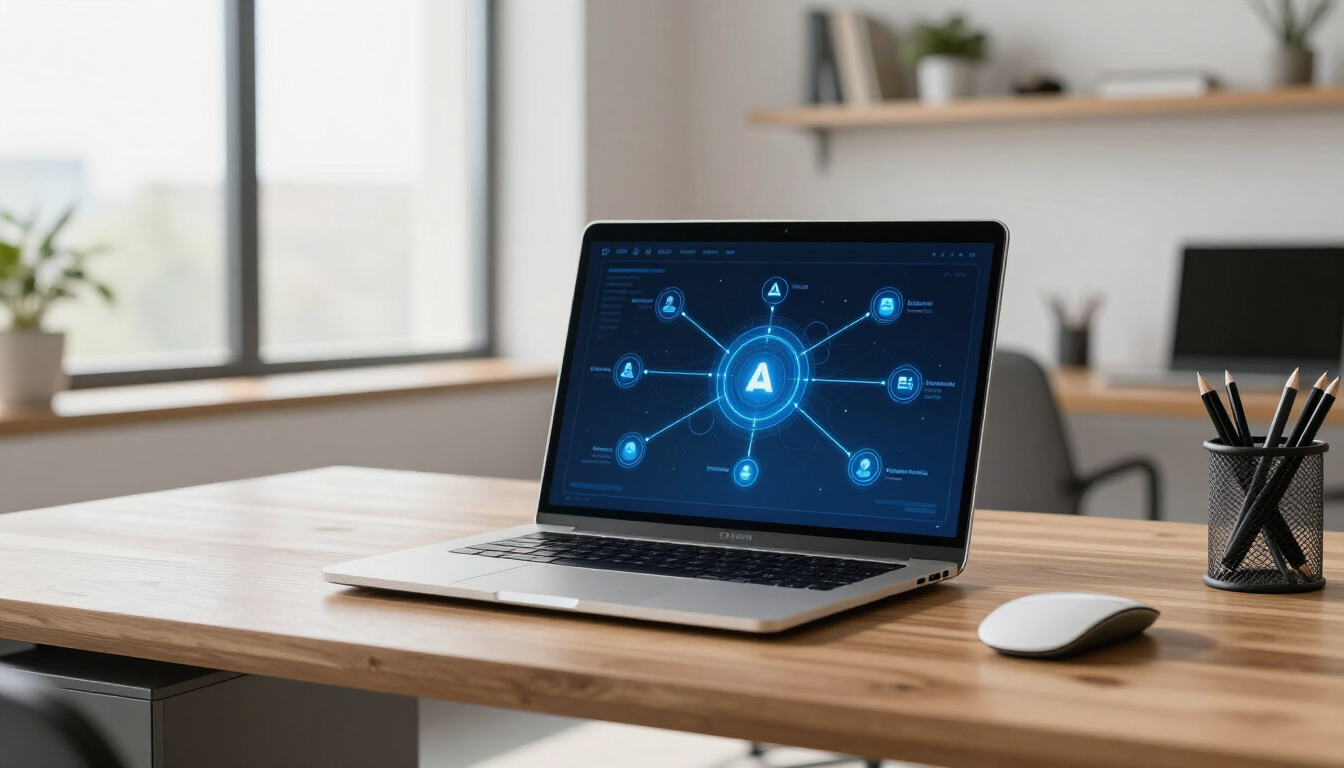 Digital automation concept for small businesses