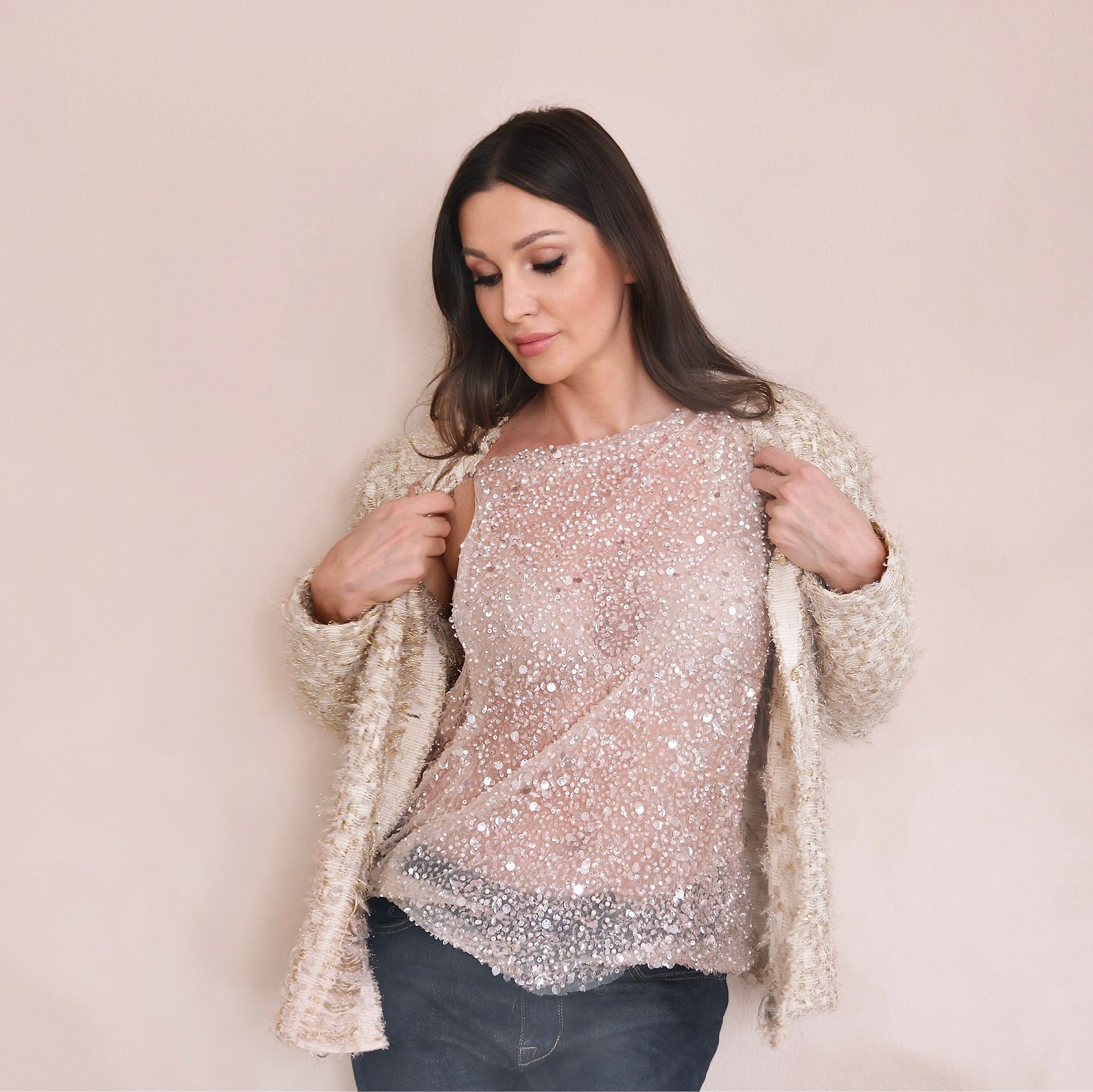 Blouse de soirée brillante Genève