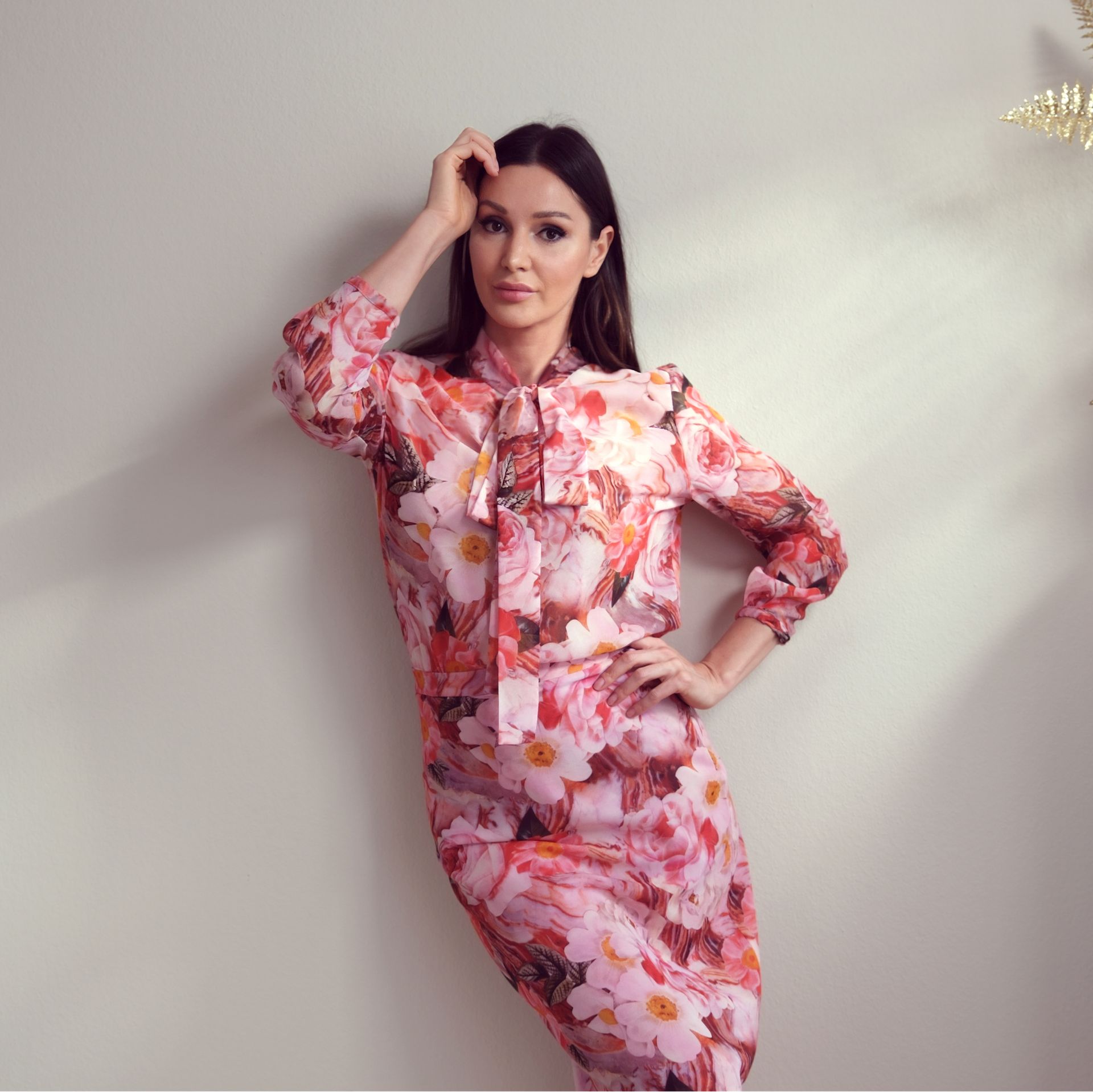 Jupe fleurie Violeta Couture Genève