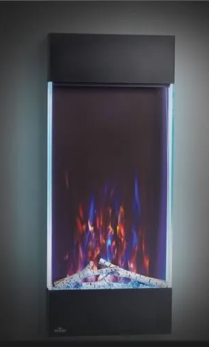 Wood Gas And Electric Fireplaces, Napoleon Vertical Azure Nefv38h Electric Fireplace