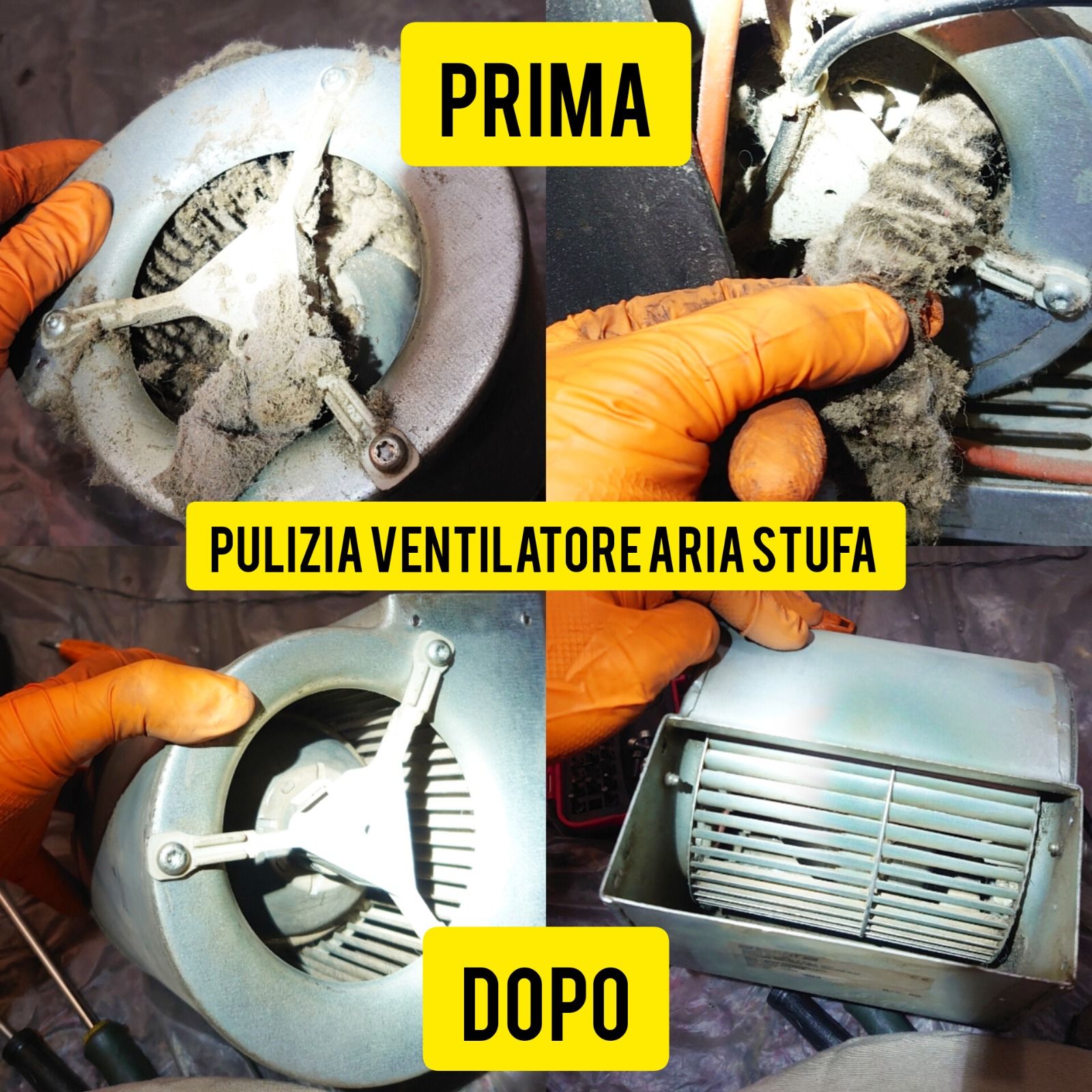 manutenzione caldaia da parte di un tecnico specializzato