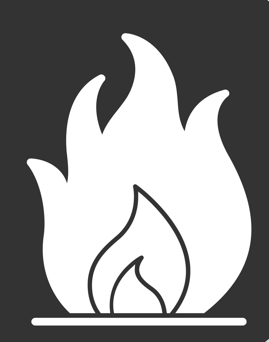 fiamma del bruciatore di una caldaia a gas