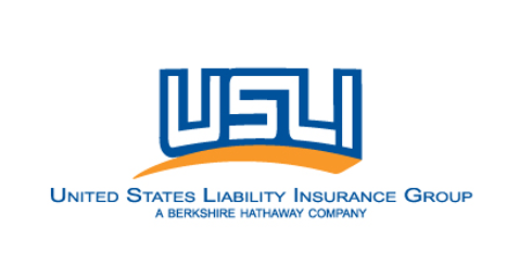 Logo of USLI, a Berkshire Hathaway Company. Blue stylized 