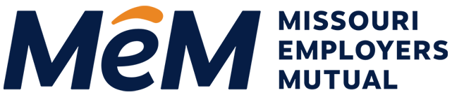 Missouri Employers Mutual logo, dark blue 