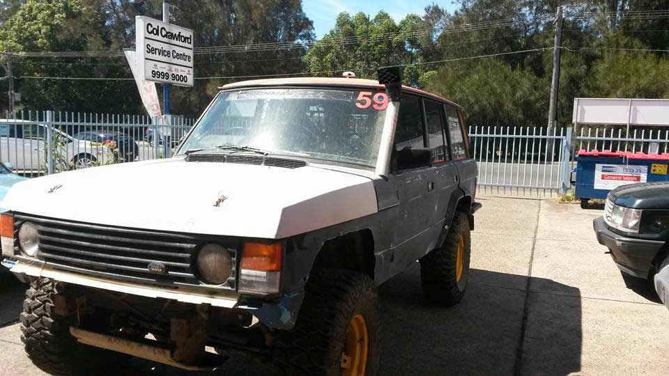 Different shot of the black and white car — Narrabeen, NSW — British & Swedish Motors
