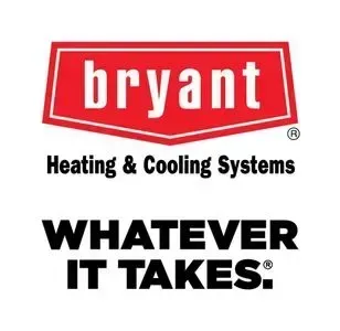 A logo for bryant heating and cooling systems
