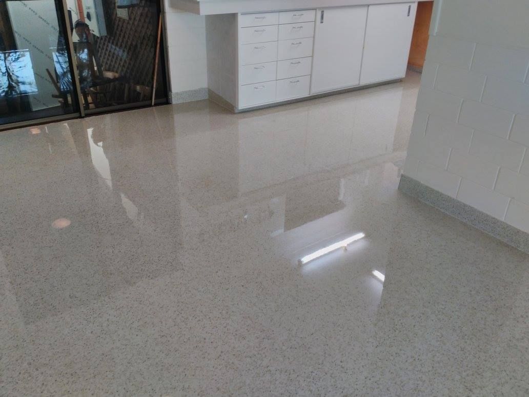 Polished Concrete Floor Reflecting the Light — Australian Epoxy Floors in Yeppoon, QLD