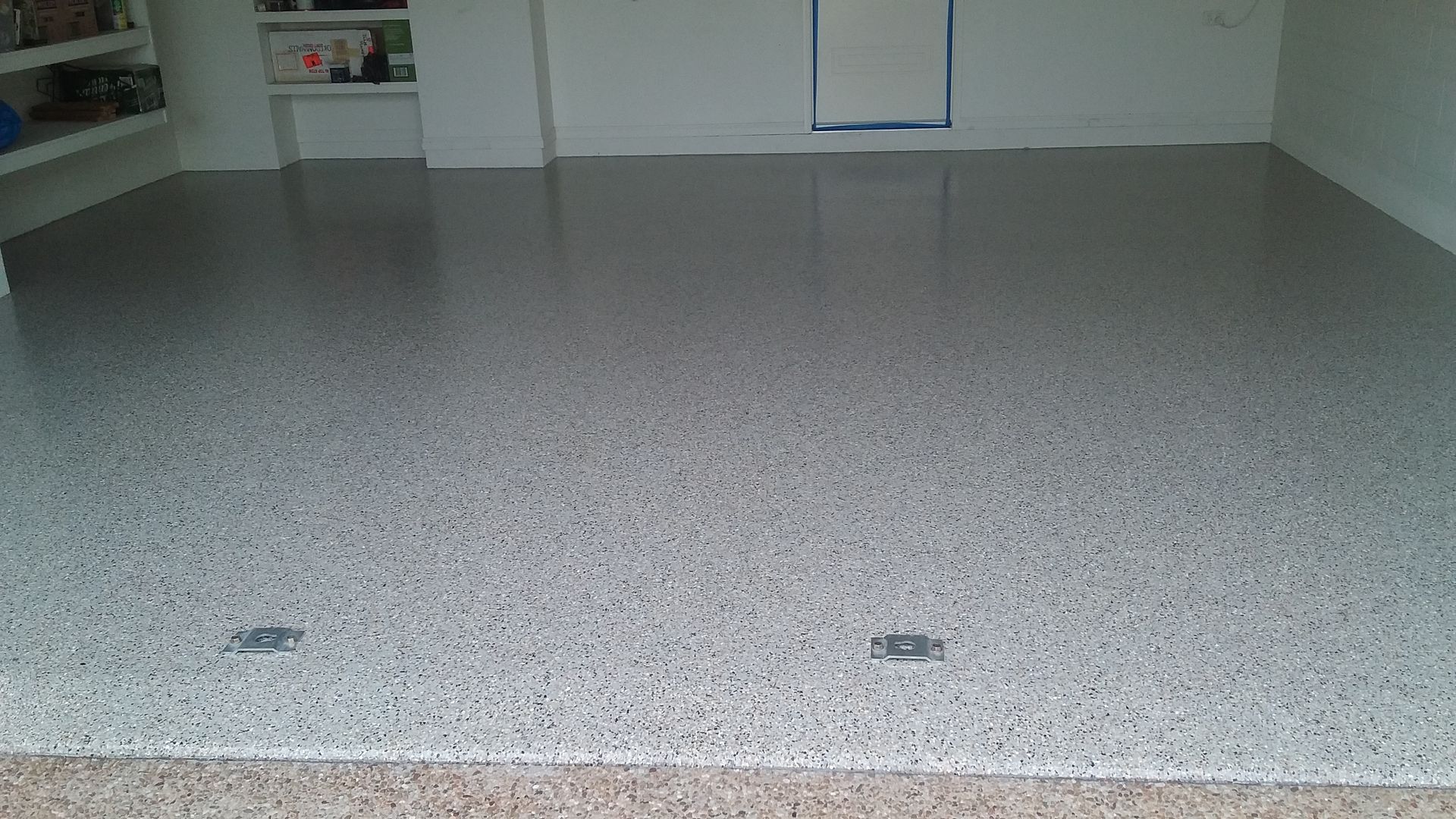 Grey Epoxy garage floor — Australian Epoxy Floors in Rockhampton, QLD