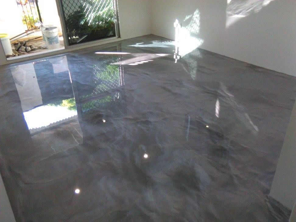 Shiny Gray Epoxy Floor — Australian Epoxy Floors in Rockhampton, QLD
