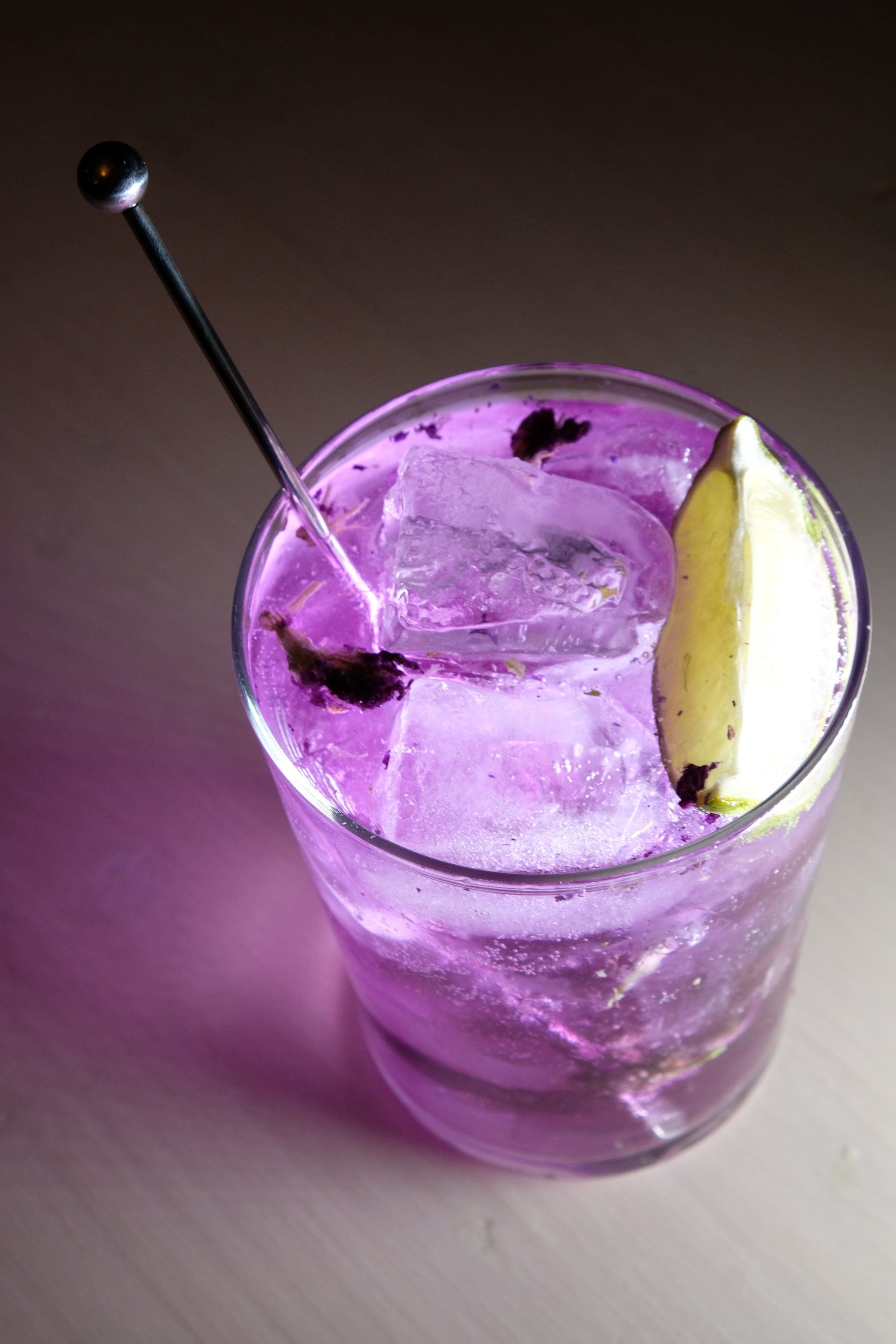 purple rain visto dall'alto