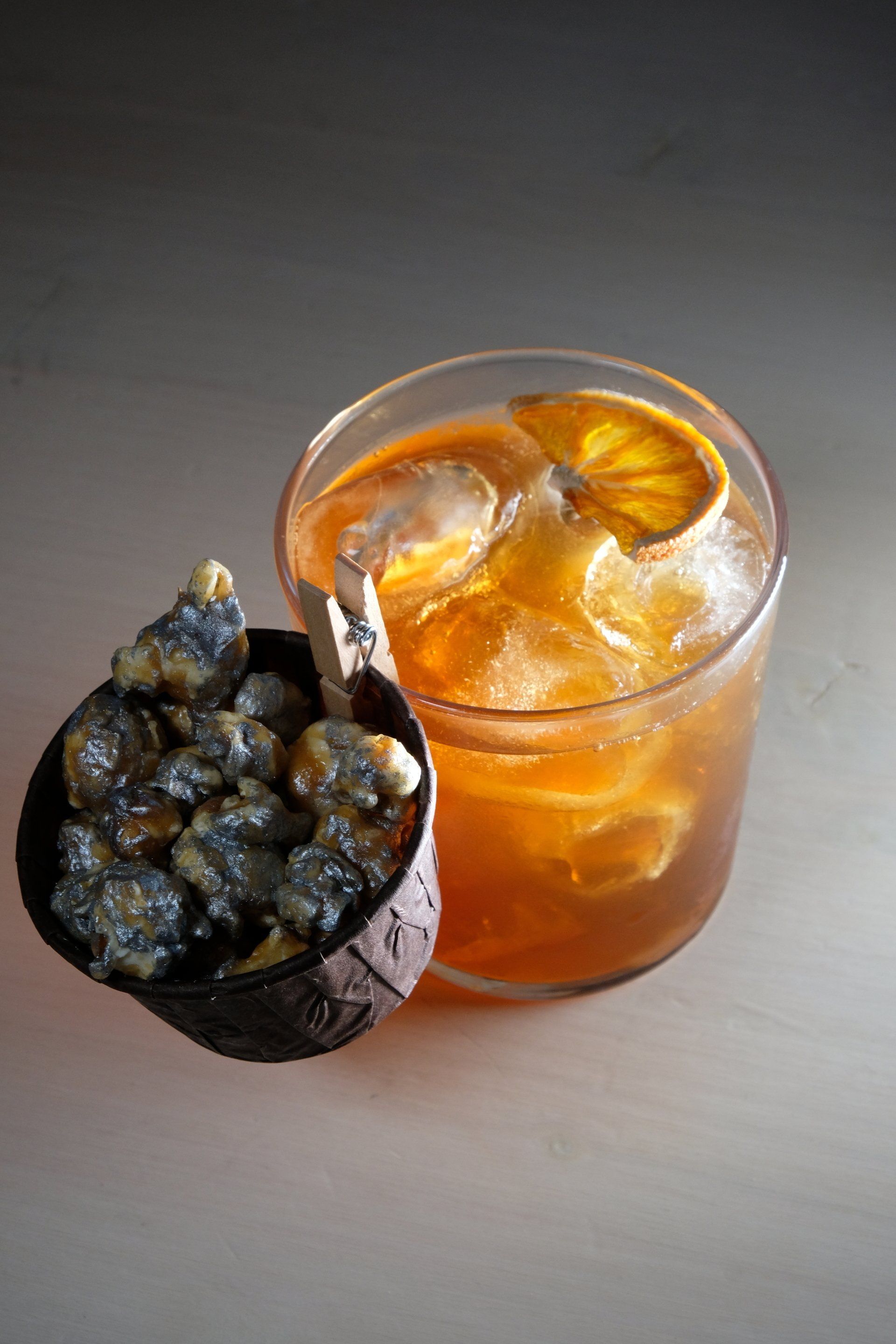 cocktail arancio con ghiaccio