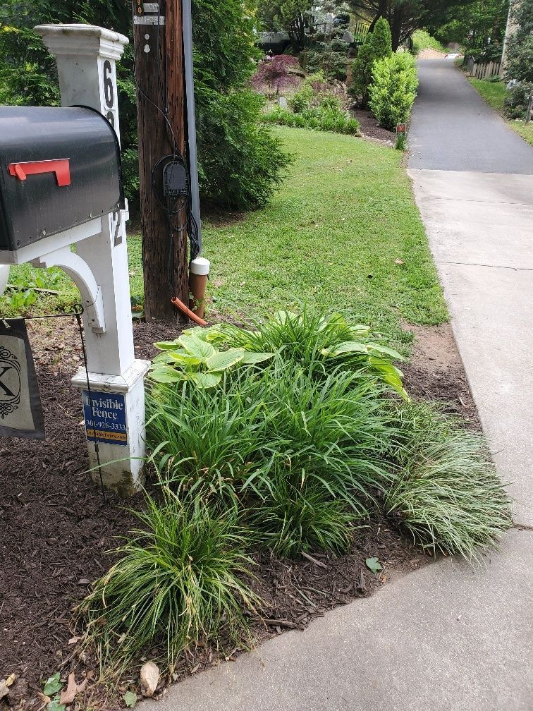 a mailbox with the number 6 on it