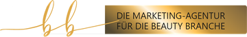 A logo for die marketing agentur for die beauty branche