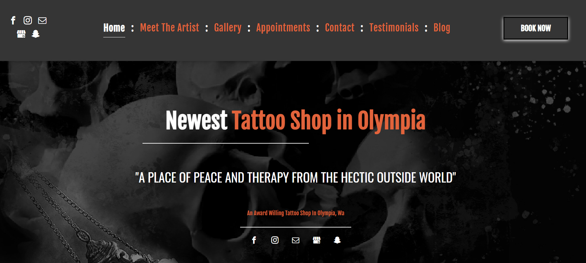 The Chapel Tattoo Studio New Site