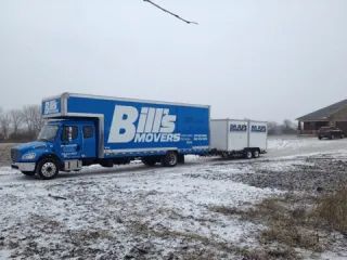 Truck in Winter — Highland, IN — Bill's Movers & U-Lock Storage