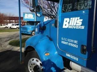 Parked Business Trucks — Highland, IN — Bill's Movers & U-Lock Storage