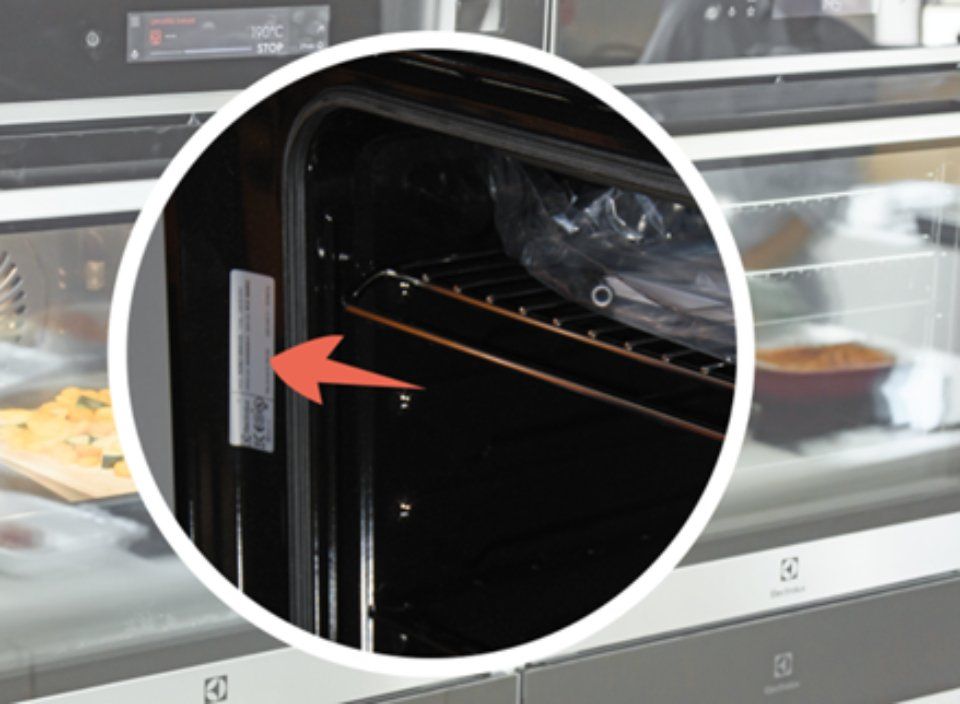Etichetta identificativa forno