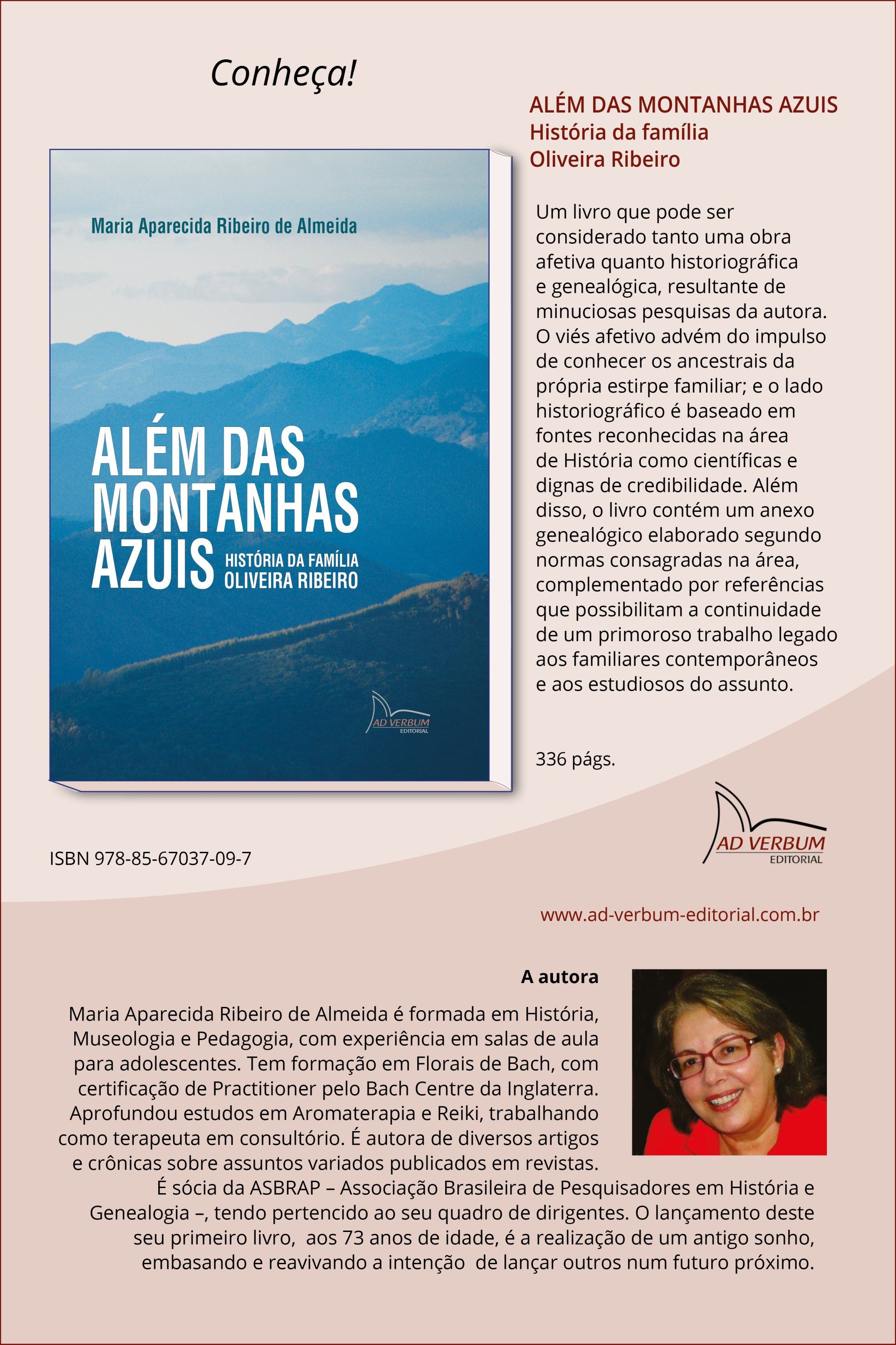 ALÉM DAS MONTANHAS AZUIS - Maria Aparecida Ribeiro de Almeida