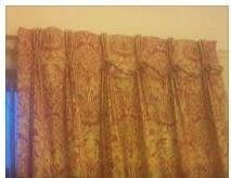 yellow curtain design