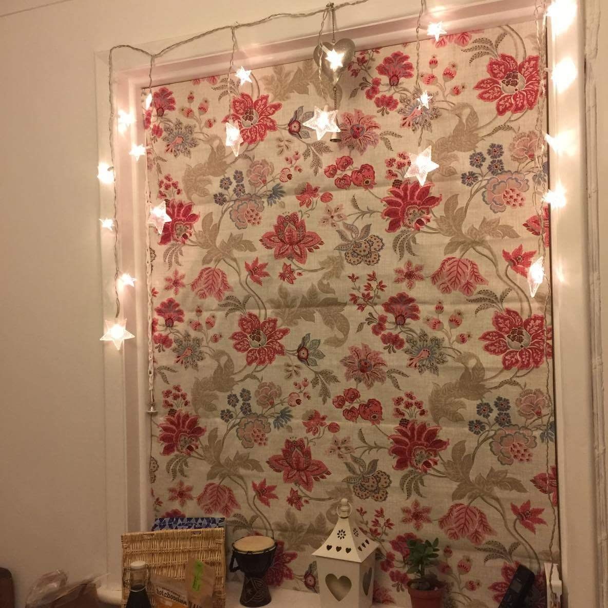 blinds with quirky flower design