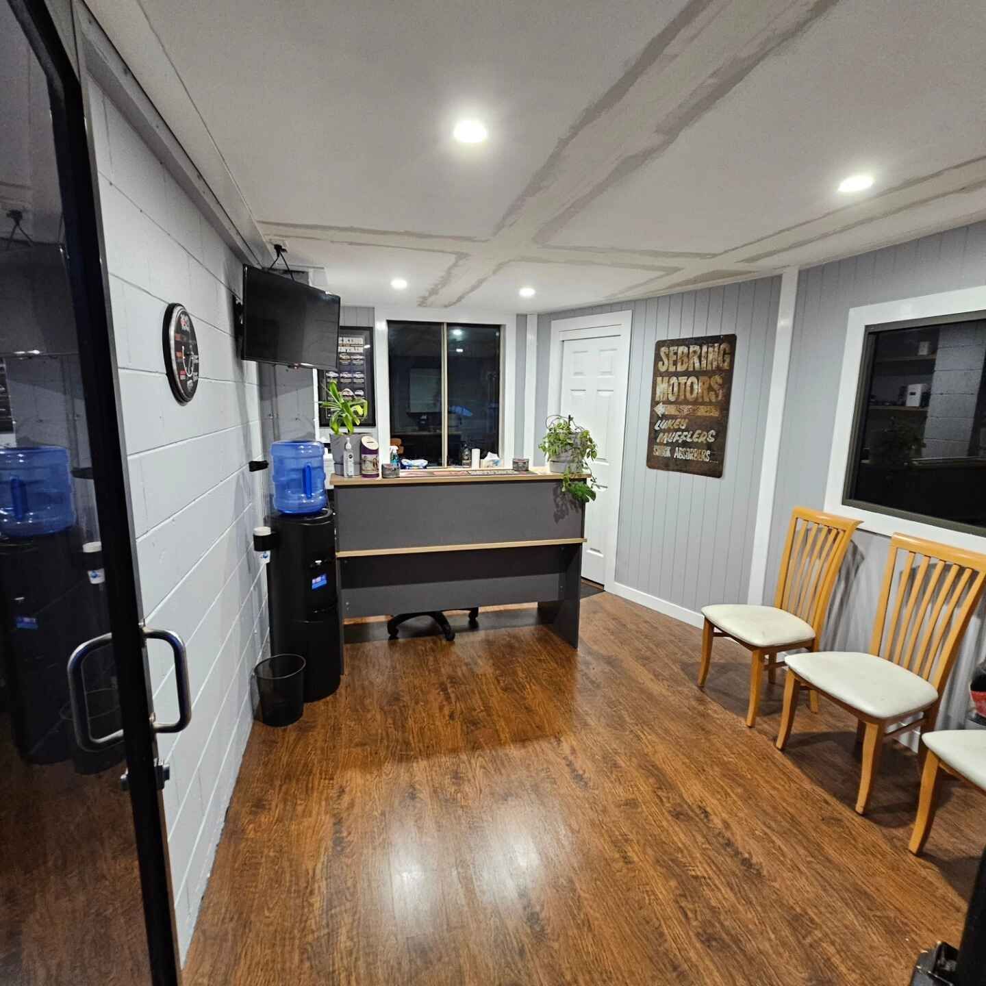 Waiting Room With a Desk , Chairs and a Water Cooler — Sebring All Mechanical Repairs In Mermaid Beach, QLD