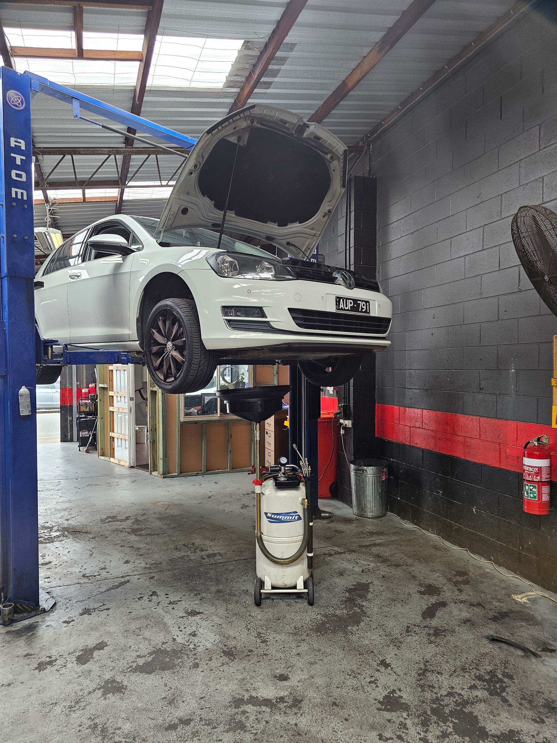 Close up of a car engine with hood open — Sebring All Mechanical Repairs In Mermaid Beach, QLD
