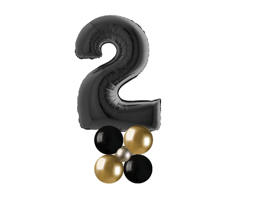 black and goldstack number 2