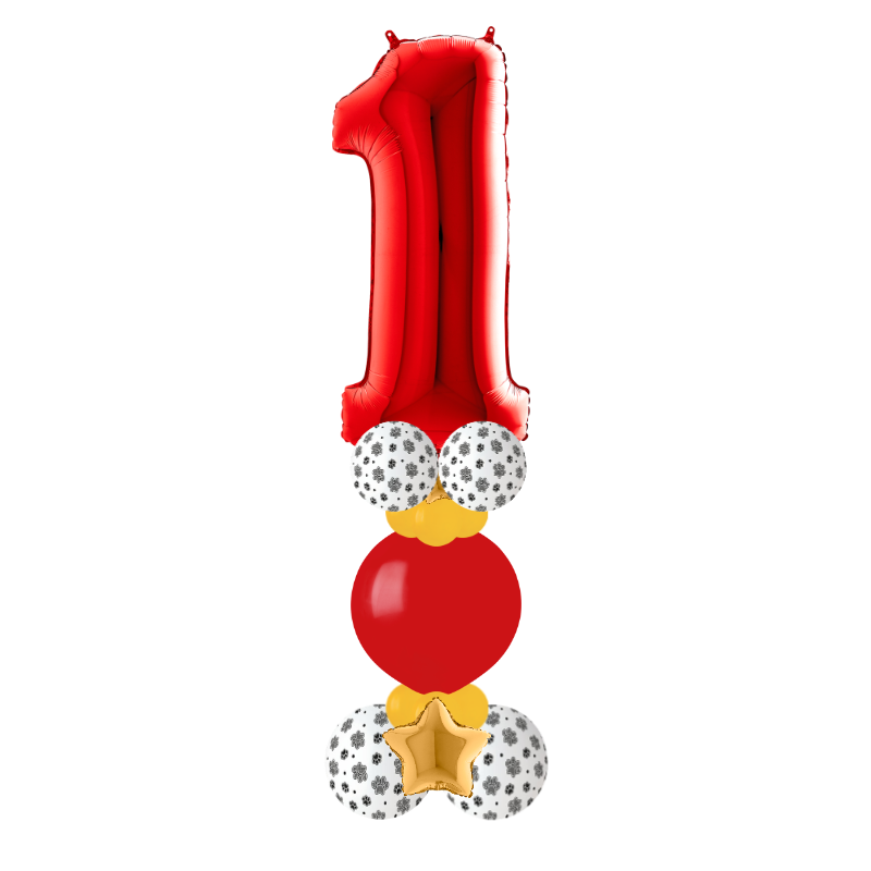 Red bubble column number 1