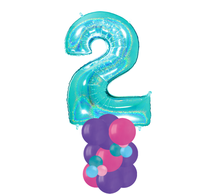 Pink and purple column number 2