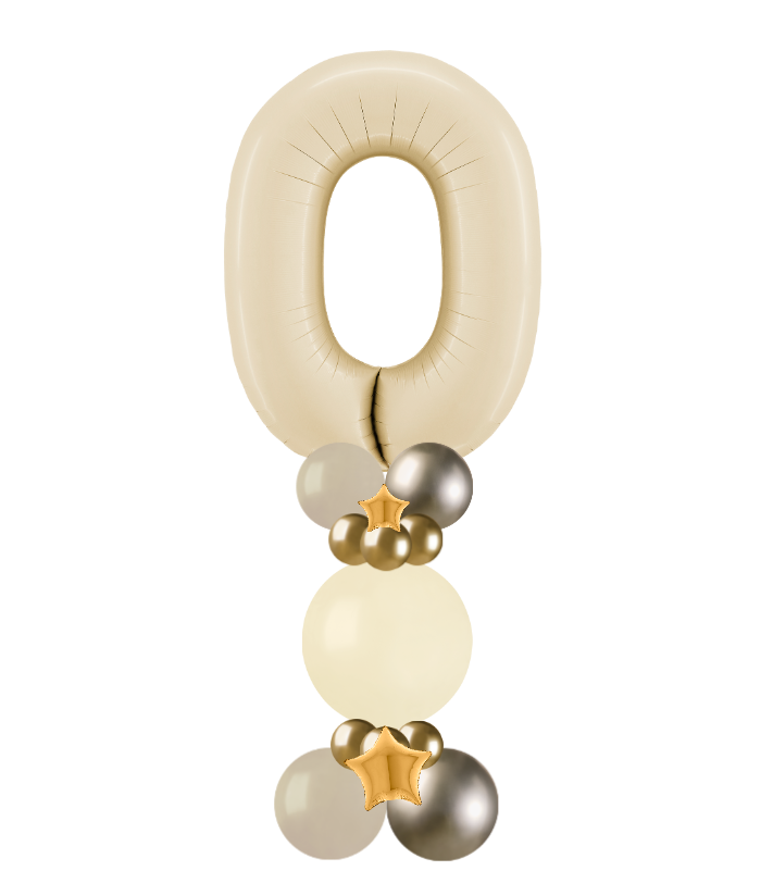 Gold bubble column number 0