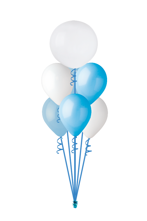 Baby boy signature helium