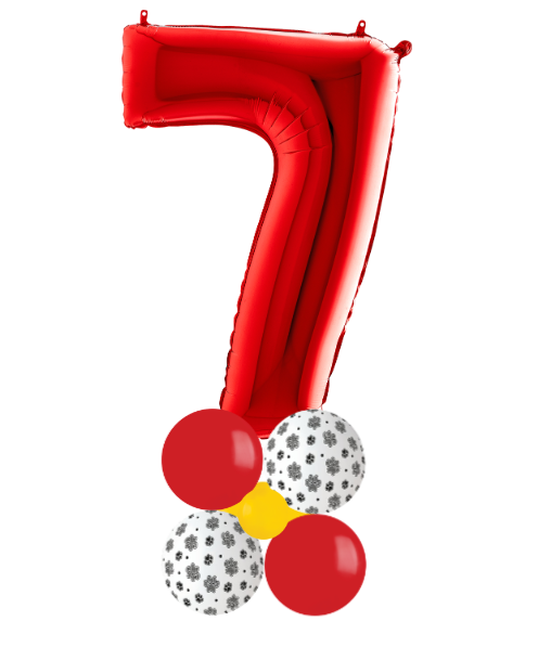 Red and paw print stack number 7