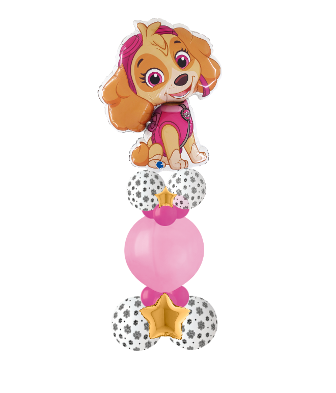 Paw patrol sky bubble column
