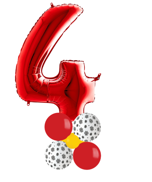 Red and paw print stack number 4