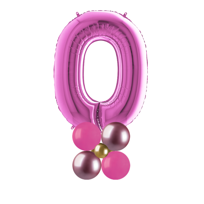 pink and gold stack number 0