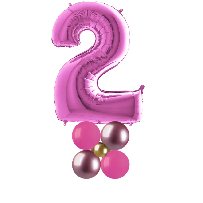 pink and gold stack number 2