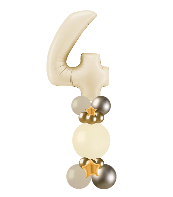 Gold bubble column number 9