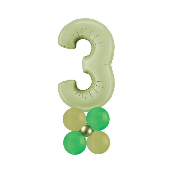 Dinosaur green stack number 8