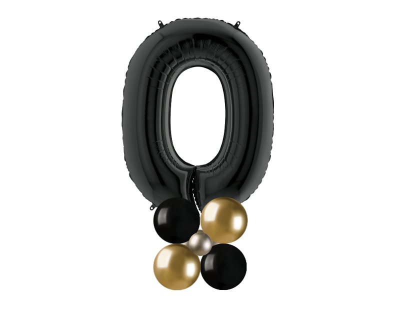 black and goldstack number 0