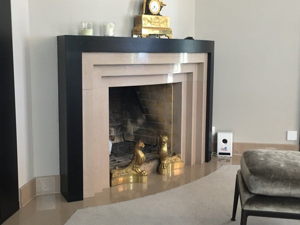 cheminée menuiserie luquiens