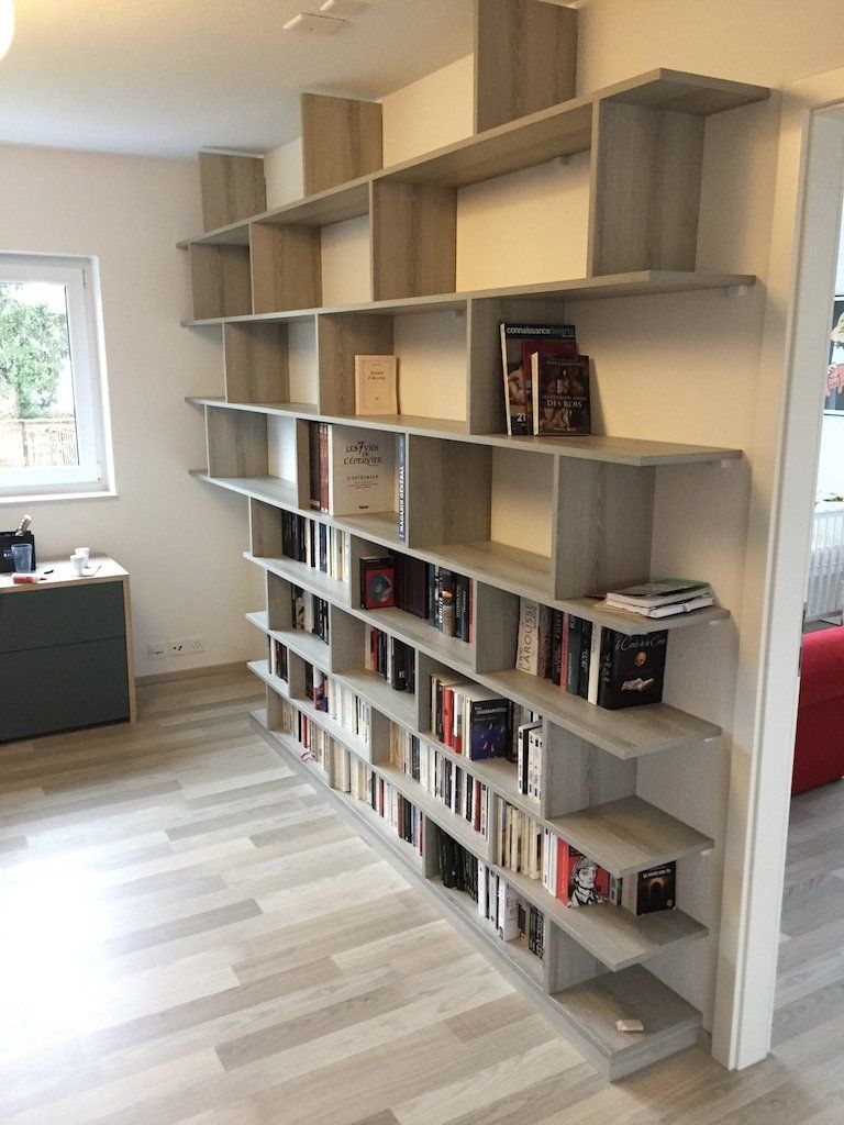 étagère menuiserie luquiens