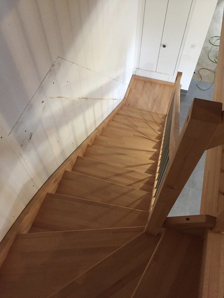 escaliers menuiserie luquiens